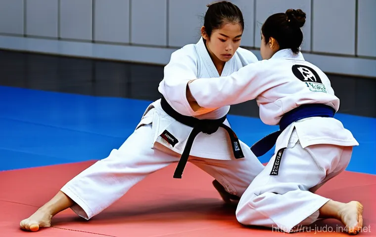 유도 경기에 필요한 심판 규정 - **Prompt 1: Dynamic Judo Action - Yuko and Groundwork Engagement**
"Two adult male judokas on a ... 유도 경기에 필요한 심판 규정 - **Prompt 1: Dynamic Judo Action - Yuko and Groundwork Engagement**
"Two adult male judokas on a ...