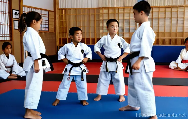 유도 도장 찾는 방법 - **Prompt:** A serene, traditional Japanese judo dojo interior. The room features meticulously laid t... 유도 도장 찾는 방법 - **Prompt:** A serene, traditional Japanese judo dojo interior. The room features meticulously laid t...