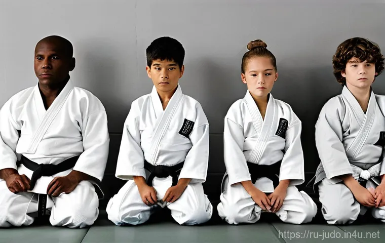 유도와 근력 운동의 차이 - **A dynamic full-body shot of a male or female judoka performing a powerful yet controlled *Ippon Se... 유도와 근력 운동의 차이 - **A dynamic full-body shot of a male or female judoka performing a powerful yet controlled *Ippon Se...