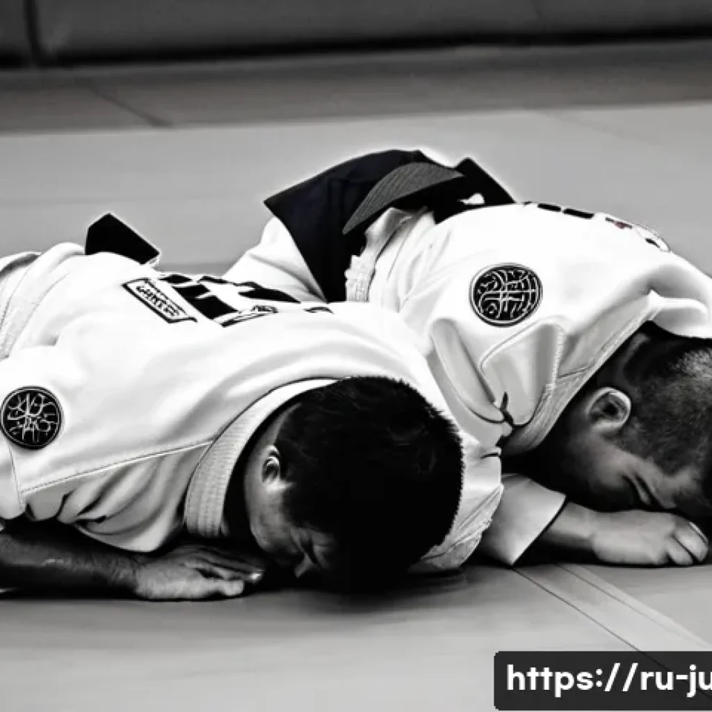 유도 중급자 코칭 팁 - **"The Art of Kumi-kata: Strategic Grip Warfare"**
A highly dynamic and intense close-up shot of...